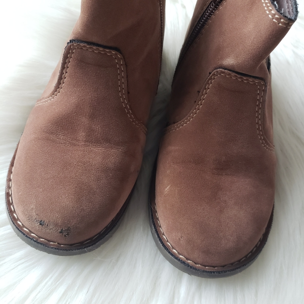 Boy's Cherokee Brown Zip-Up Chelsea Boots, Size 9 - Picture 4 of 8